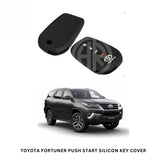 Silicone Protection Car Key Cover for Toyota V8/Fortuner